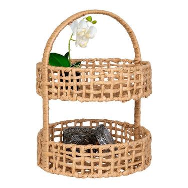 Anadia dienblad - naturel - Ø29 × 39 cm