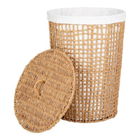 House of Nordic Pomal Wasmand van papier - naturel/wit