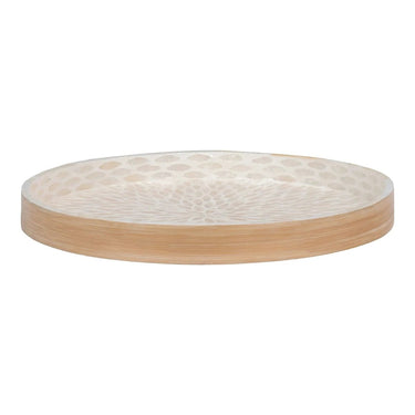 Dienblad bamboe beige