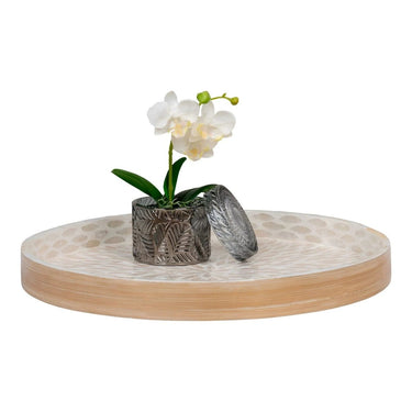 Dienblad bamboe beige