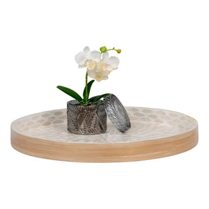 Dienblad bamboe beige