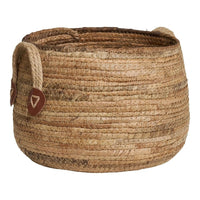 House of Nordic Aosta Mandenset van bananenblad - naturel - set van 2 stuks