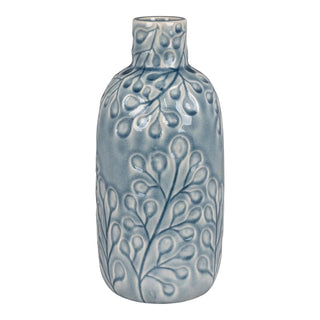 Vaas van steengoed - blauw