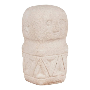 Decoratief object van cement - beige - 10 cm