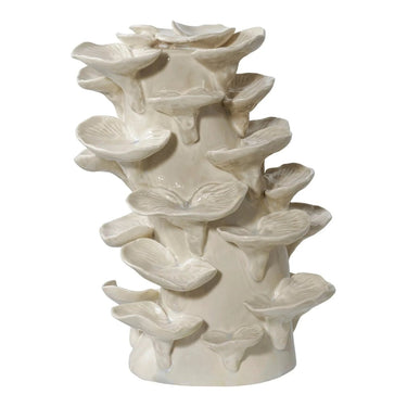 Decoratief object van keramiek - beige