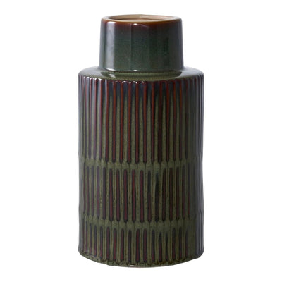 Keramikvase - grün Ø16