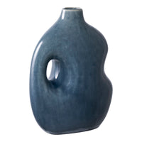 Vaas Keramiek Organisch Blauw 24,5 cm