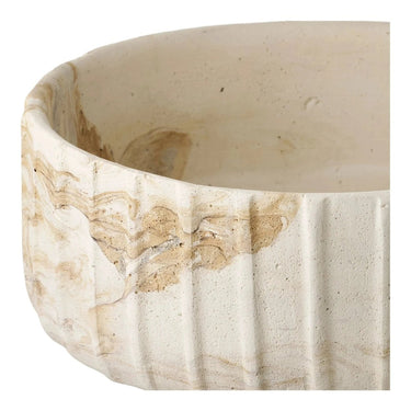 Cementen vaas - bruin/beige Ø20,5