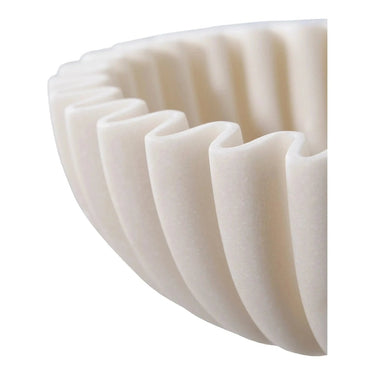 Kom schaal polyresin - beige - Ø20 × H6,5 cm