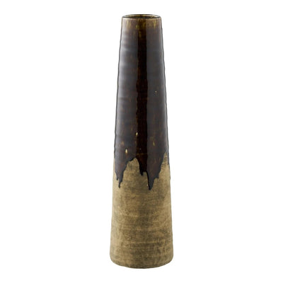 Keramikvase - braun Ø12,5