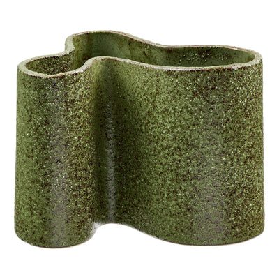 Vaas Keramiek Organisch Bosnachtgroen 19 cm