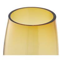 Vaas Mondgeblazen Glas Goudoranje 32 cm