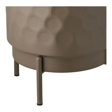 Bloempot rond – bruin