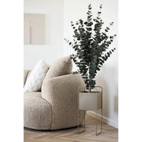 House of Nordic Bloempot van staal - bruin