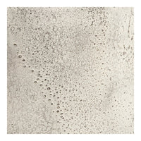 Decoratieve pot van metaal - antiek beige – groot - afbeelding 2