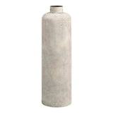 Decoratieve pot van metaal - antiek beige bloempot - 24 cm breed - Mooier Thuis