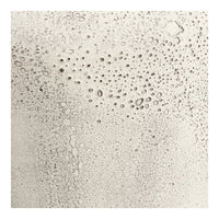 Decoratieve pot van metaal - antiek beige - afbeelding 2