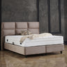 Opbergboxspring Mississippi Taupe – 160x200 cm - geweven stof en metaal - Mooier Thuis