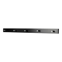 House of Nordic Padova wandkapstok met 5 haken - zwart 70 cm