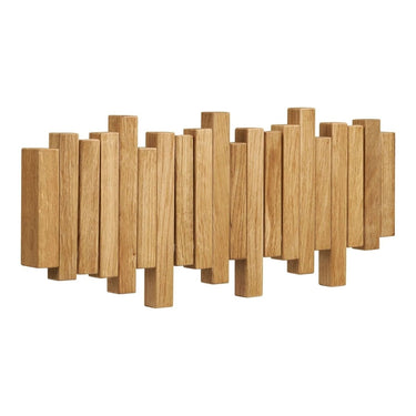 Caltra Wandgarderobe Eiche mit 4 Haken