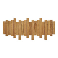 Caltra Wandkapstok eikenhout met 4 haken - afbeelding 2
