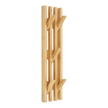 Wandgarderobe aus Bambus von Ember mit 5 Haken