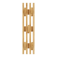 House of Nordic Ember Wandkapstok bamboe met 5 haken - Mooier Thuis