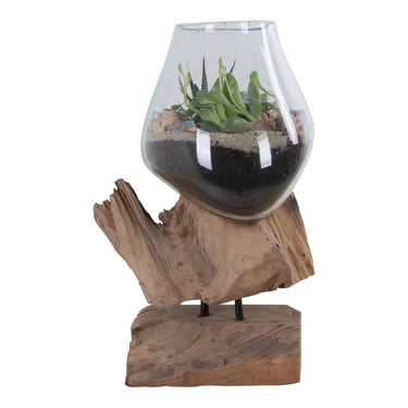 San Marino waterdrop decoratief object - naturel - 25 cm