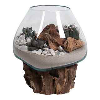 San Marino waterdrop decoratief object - naturel - 15-20 cm
