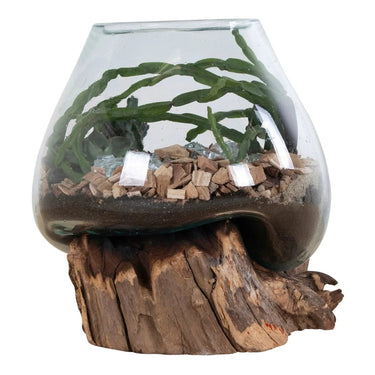 San Marino waterdrop decoratief object - naturel - 15-20 cm