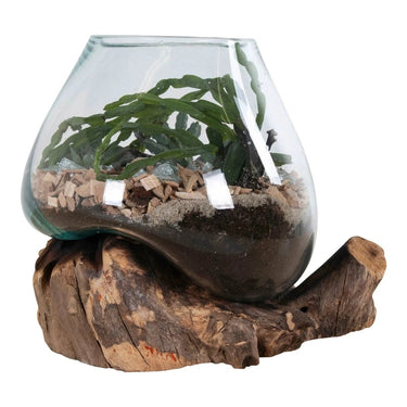 San Marino waterdrop decoratief object - naturel - 15-20 cm
