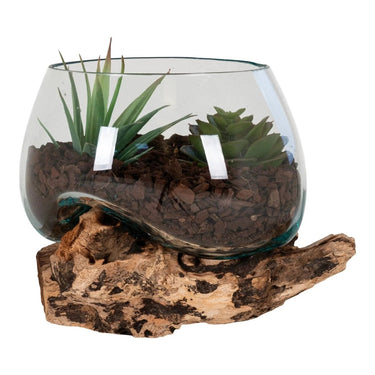 San Marino waterdrop decoratief object - naturel - 15 cm