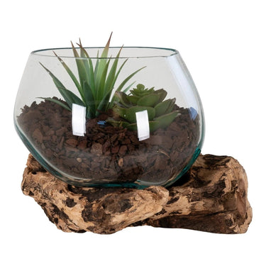 San Marino waterdrop decoratief object - naturel - 15 cm