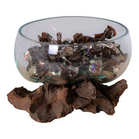 House of Nordic San Marino waterdrop decoratief object - naturel - 15 cm - Mooier Thuis