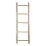 Decoratieve ladder van teakhout - naturel decoratieve ladderrek - 5×50×150 cm - Mooier Thuis
