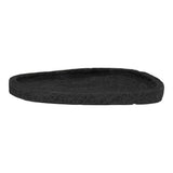 Cementen dienblad - zwart - 26,5 × 26 cm decoratief dienblad - L26,5 × B26 × H2 cm - Mooier Thuis
