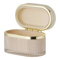 Love sierdoos van glas - nude/messing - Mooier Thuis