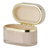 Love sierdoos van glas - nude/messing opbergdoos - goud - Mooier Thuis