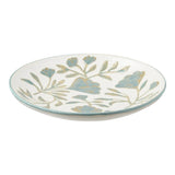 Decoratieve schaal van keramiek - wit gemêleerd - Ø35,5×5 cm - Mooier Thuis