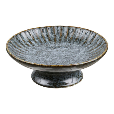 Schaal op Voet Keramiek Key Largo Blauw Ø20,5 cm