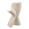 Decoratie Sculptuur Keramiek Gedraaid Wit 23 cm decoratief object - 13 cm breed - Mooier Thuis