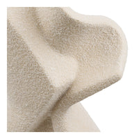 Decoratie Sculptuur Keramiek Gedraaid Wit 23 cm