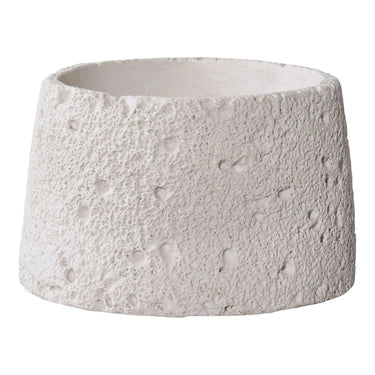 Kerzenständer aus Zement, 2-teilig – grau – Ø 10 × 6 cm
