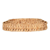 House of Nordic Dienbladen van waterhyacint 3 stuks - naturel - Mooier Thuis