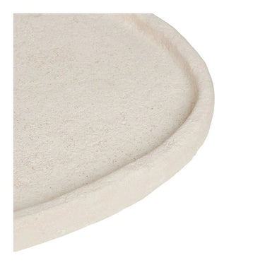 Cementen dienblad - beige - 35 × 30 cm