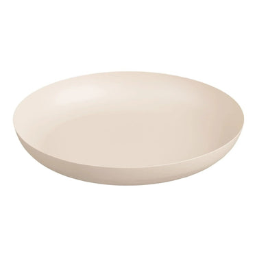 Metalen dienblad - beige - Ø30 × 4 cm