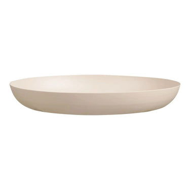 Metalen dienblad - beige - Ø30 × 4 cm