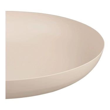 Metalen dienblad - beige - Ø30 × 4 cm