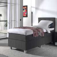 Opbergboxspring Shurgard Antraciet – 90x200 cm