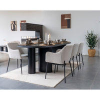 Selma Dinerborden Steengoed Grijs-Bruin Ø27 cm Set van 4